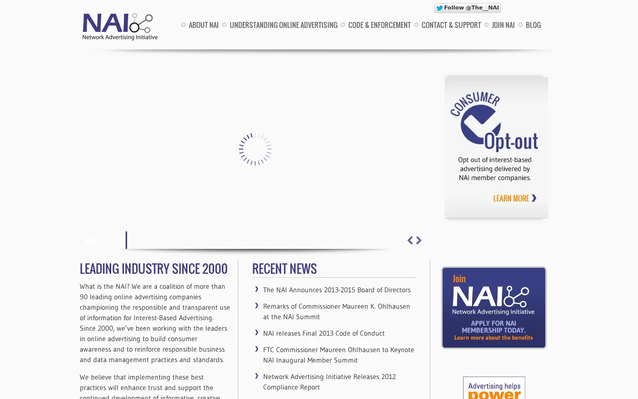 networkadvertising.org in 2013