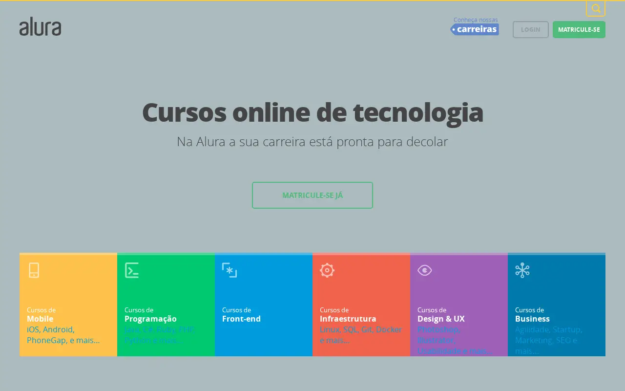 alura.com.br in 2017
