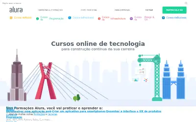 alura.com.br in 2018