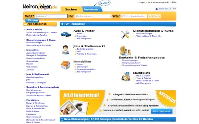 kleinanzeigen.de in 2012