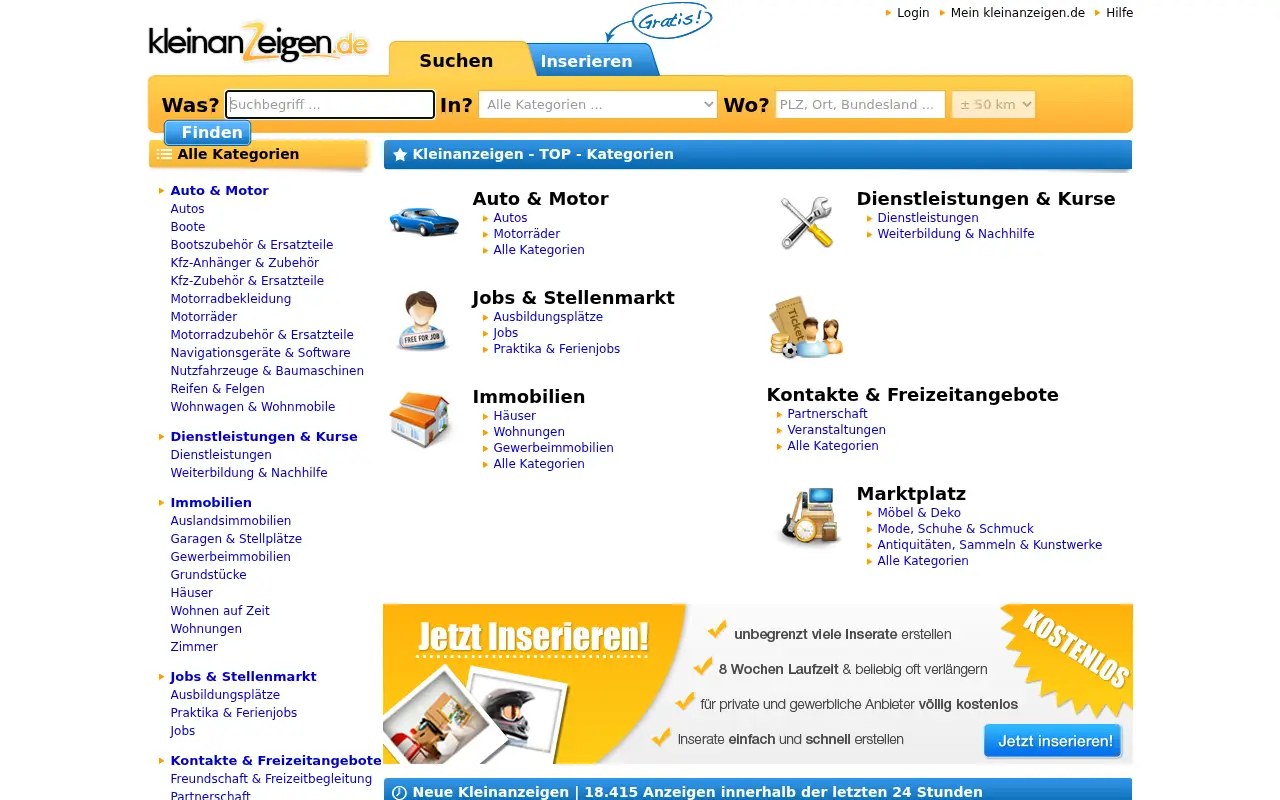 kleinanzeigen.de in 2014