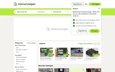 kleinanzeigen.de in 2025