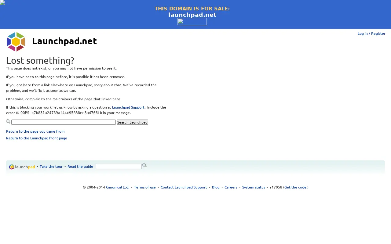 launchpad.net on June 16, 2004