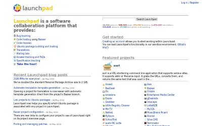 launchpad.net in 2010