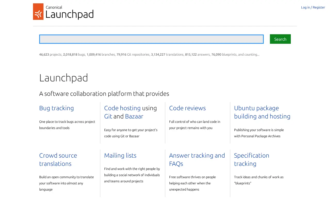 launchpad.net in 2024