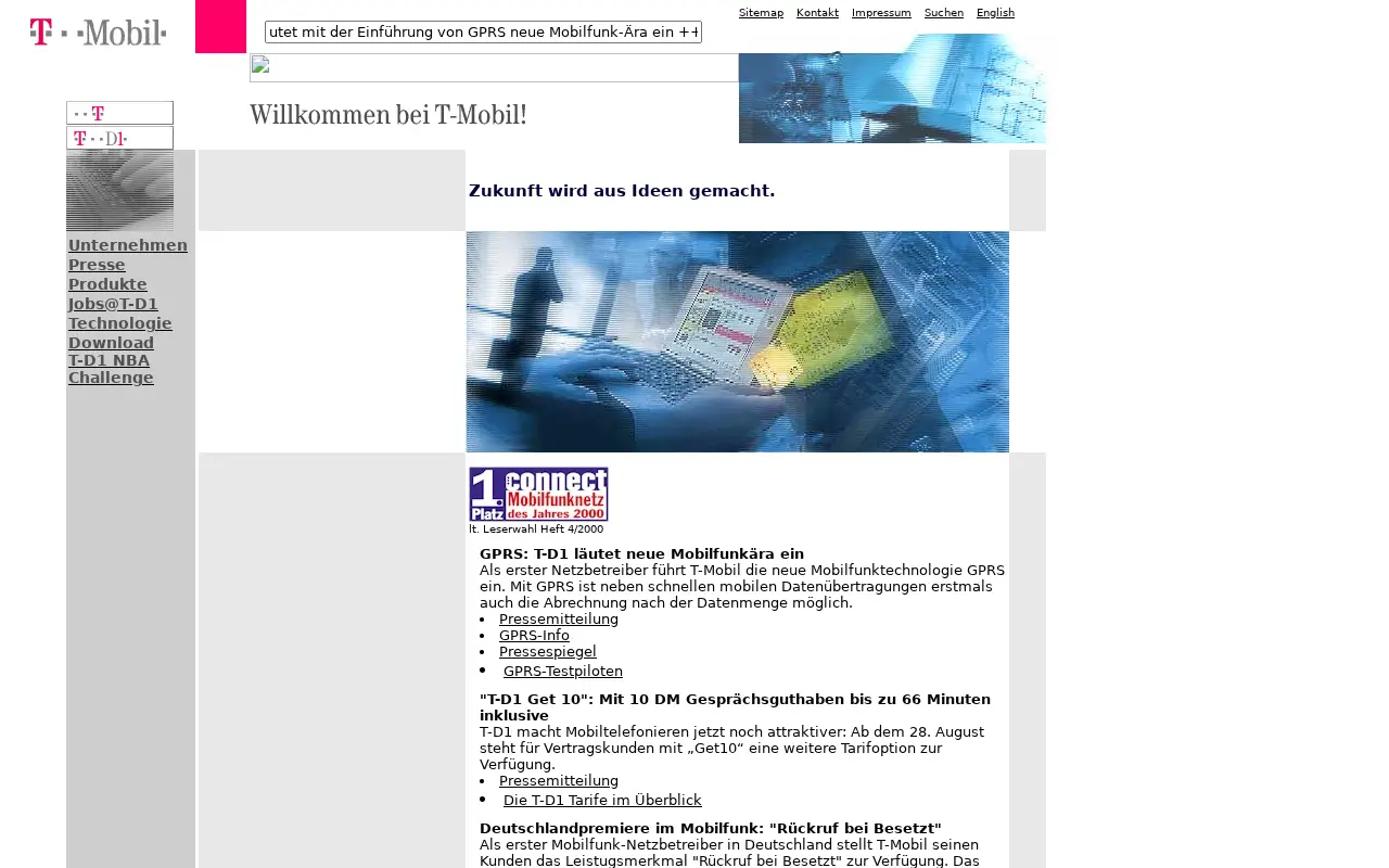 t-mobile.com in 2000
