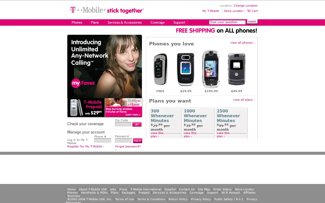 t-mobile.com in 2007