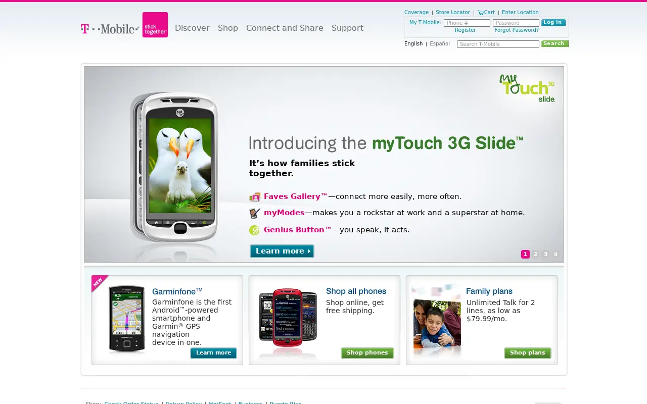 t-mobile.com in 2010