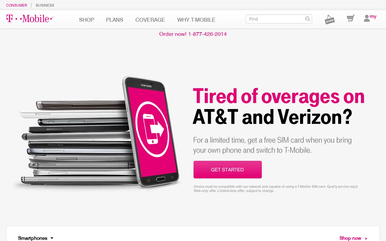 t-mobile.com in 2015