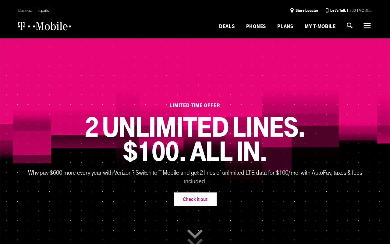 t-mobile.com in 2017
