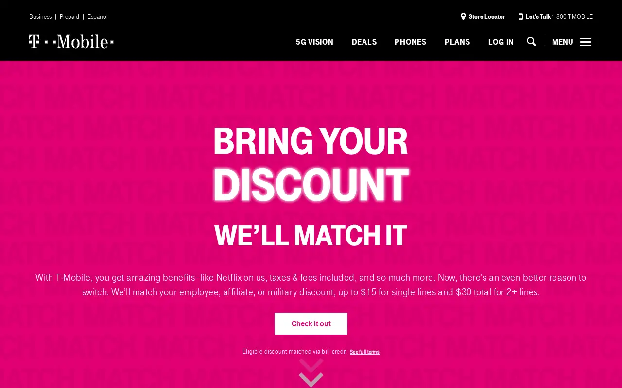 t-mobile.com in 2019