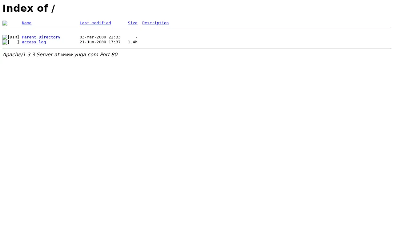 yuga.com in 2000