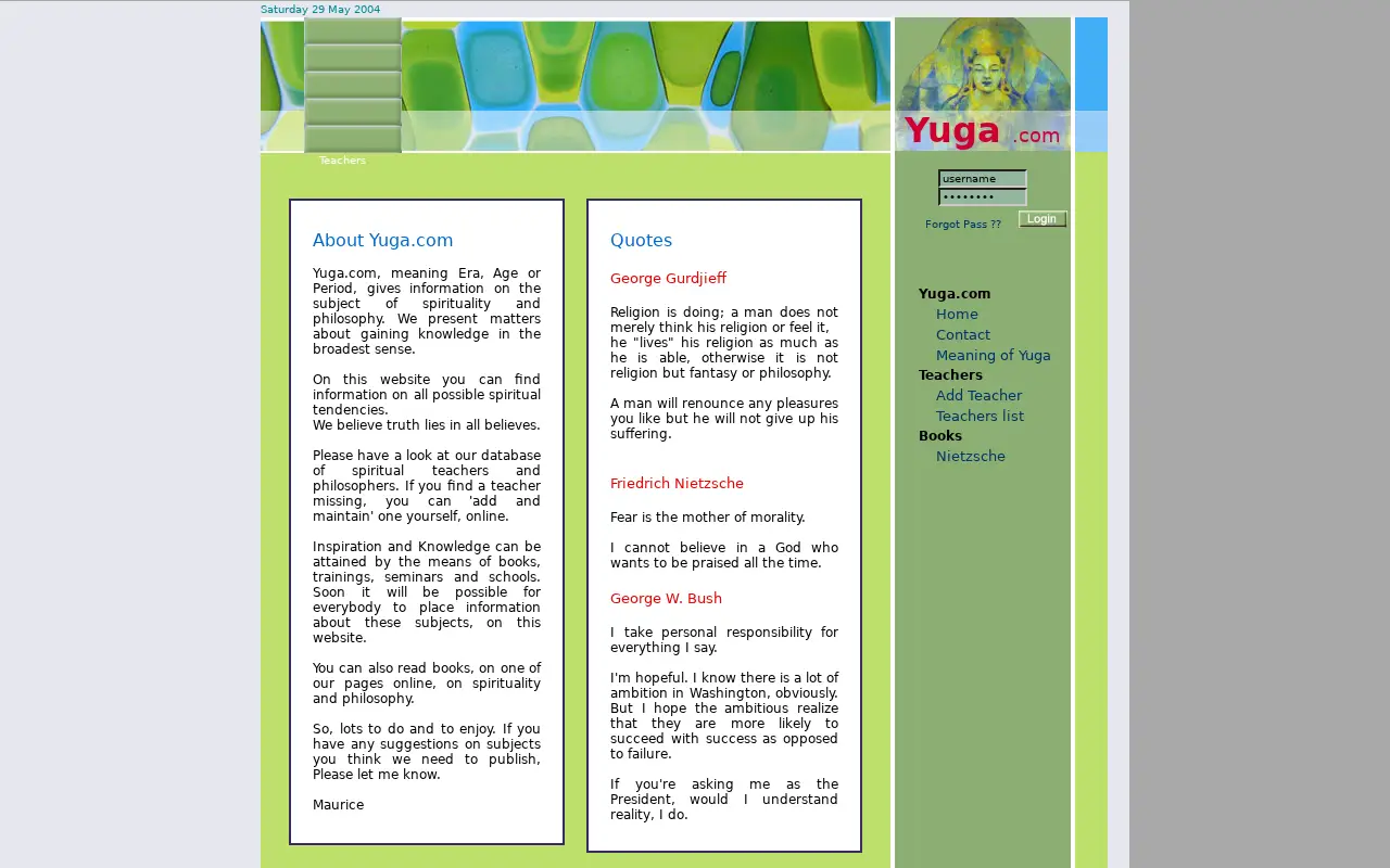yuga.com in 2004