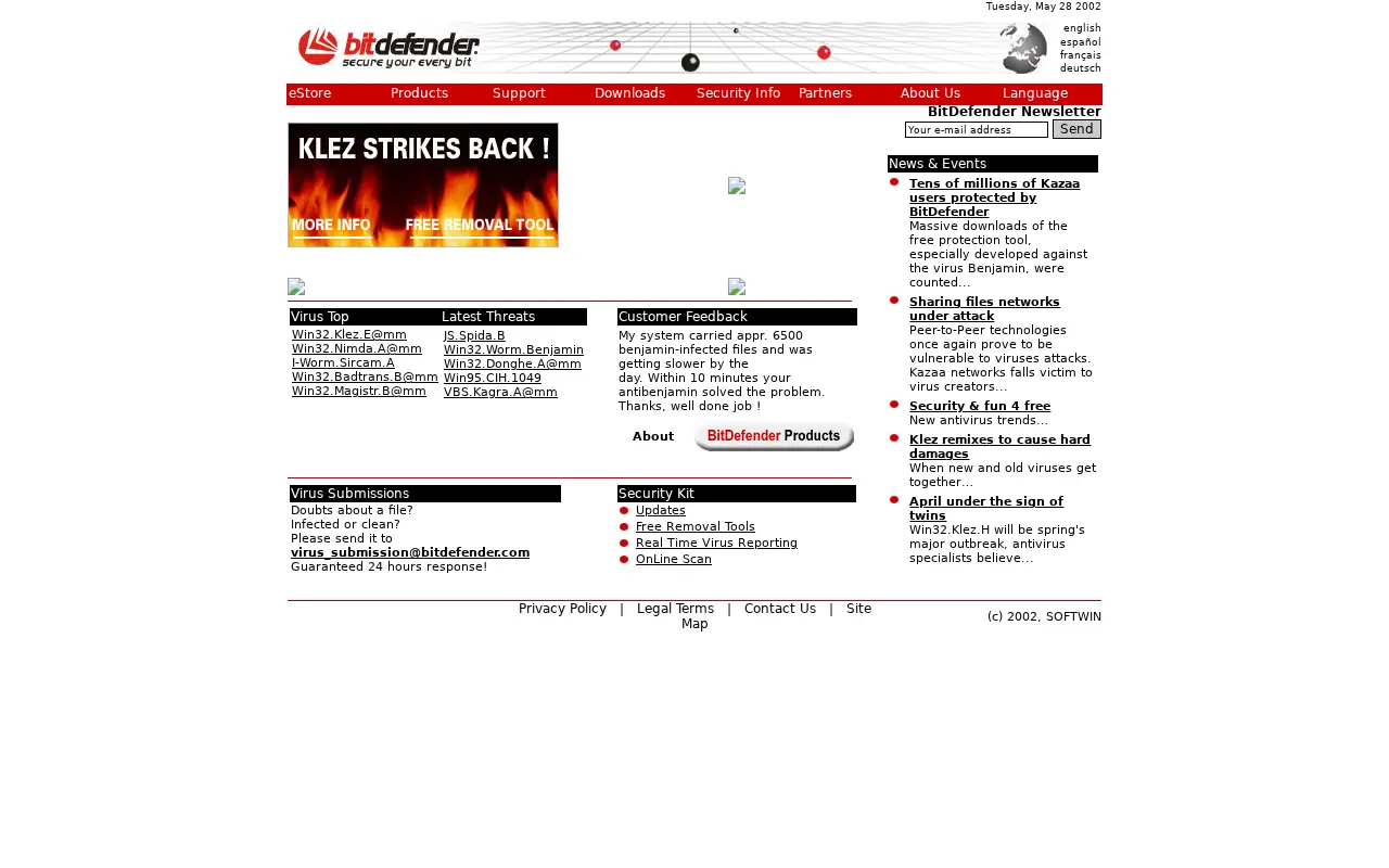bitdefender.net in 2002