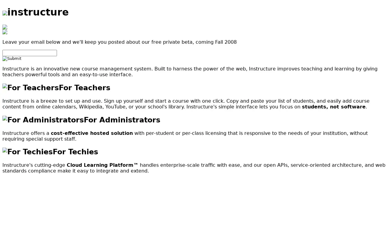instructure.com in 2008