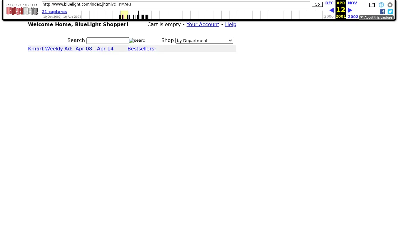 kmart.com in 2001