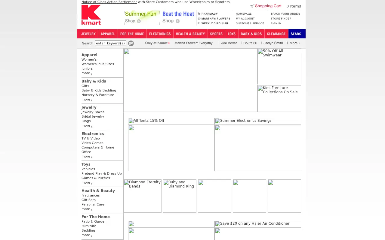 kmart.com in 2006
