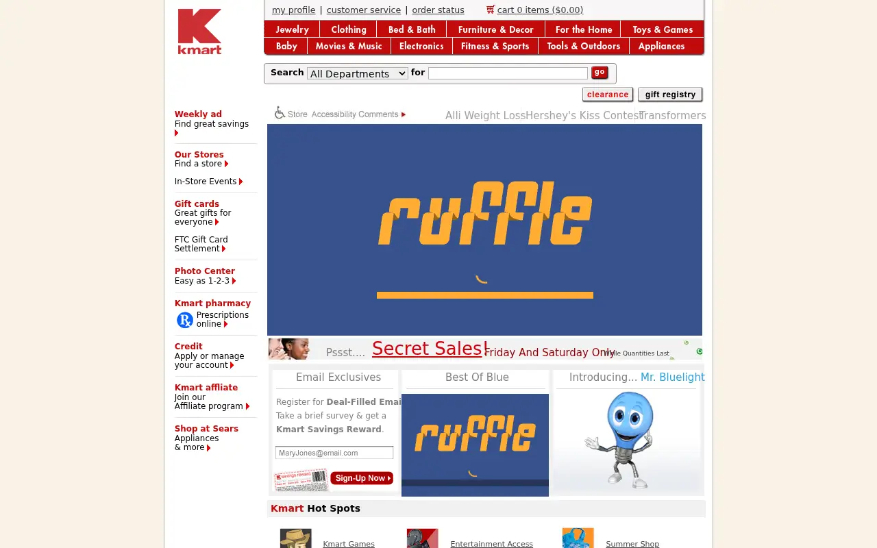 kmart.com on July 1, 2007