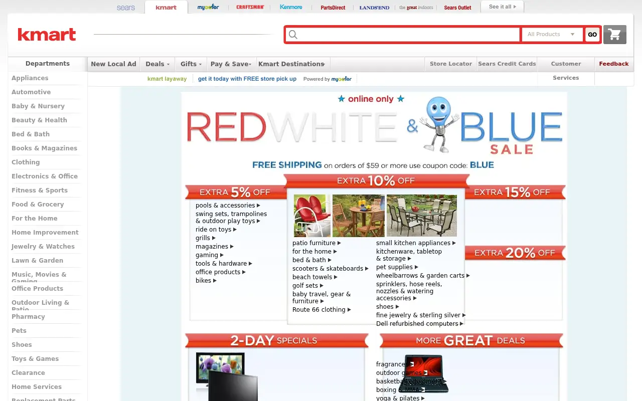kmart.com in 2011