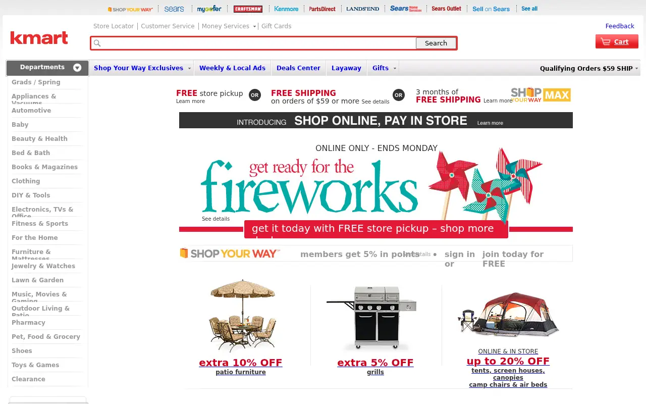 kmart.com in 2013