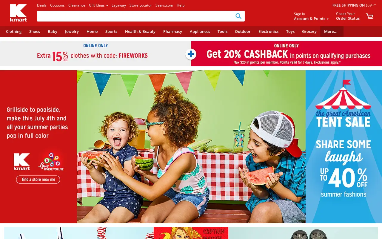kmart.com in 2019