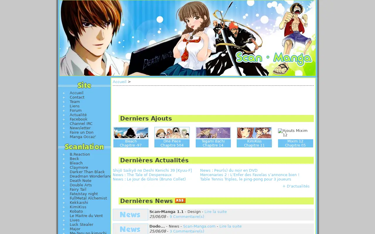 scan-manga.com in 2008