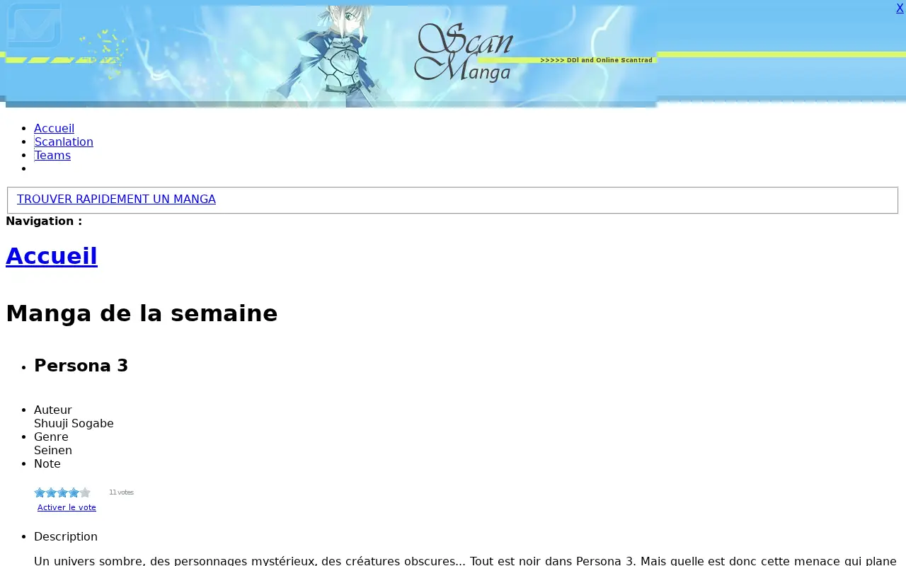 scan-manga.com in 2010