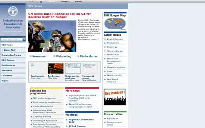 fao.org in 2008