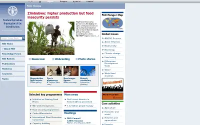 fao.org in 2009
