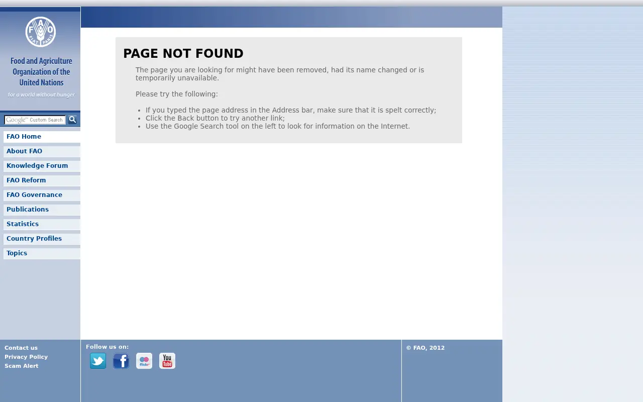 fao.org on July 1, 2012