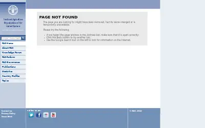 fao.org in 2012