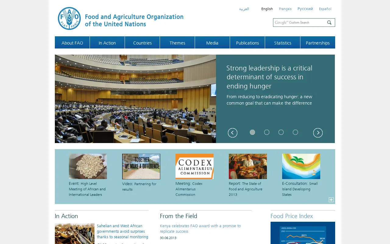 fao.org in 2013
