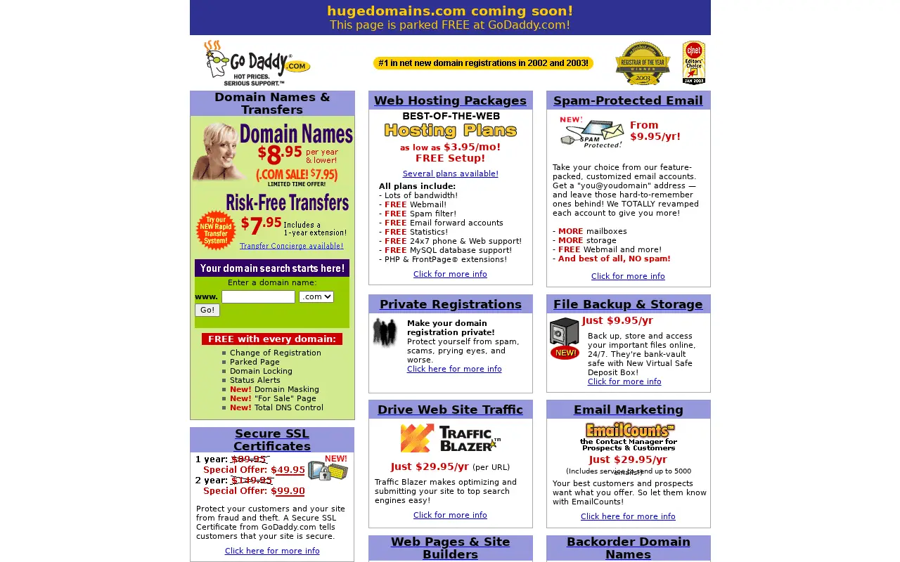 hugedomains.com in 2004