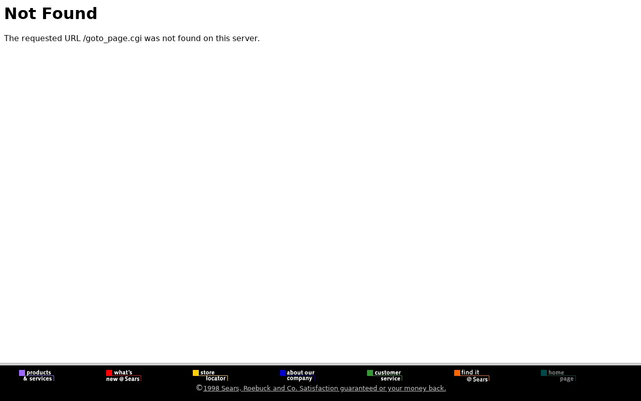sears.com in 1998