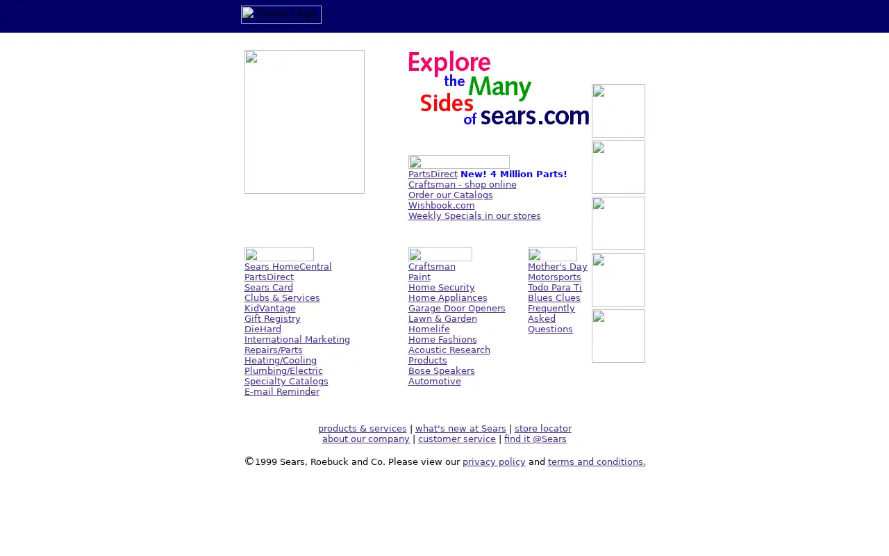 sears.com in 1999