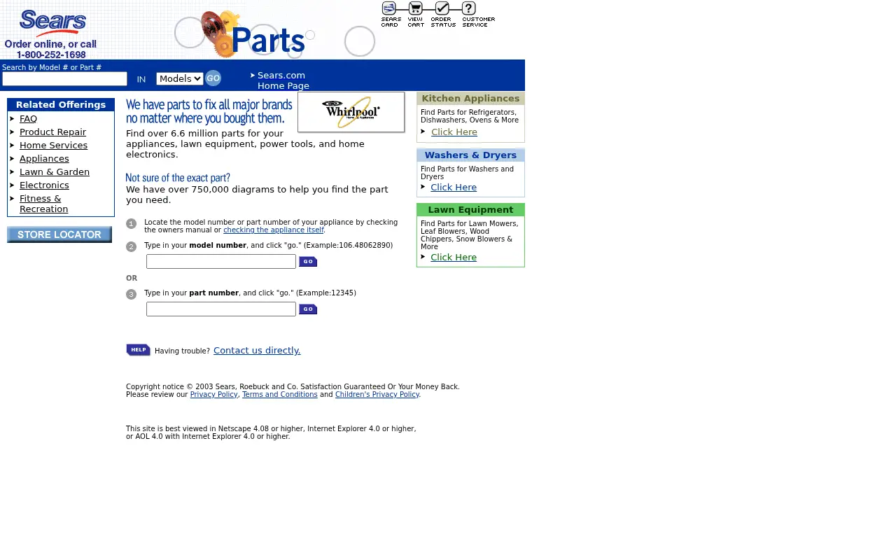 sears.com in 2007
