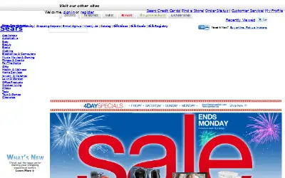 sears.com in 2009