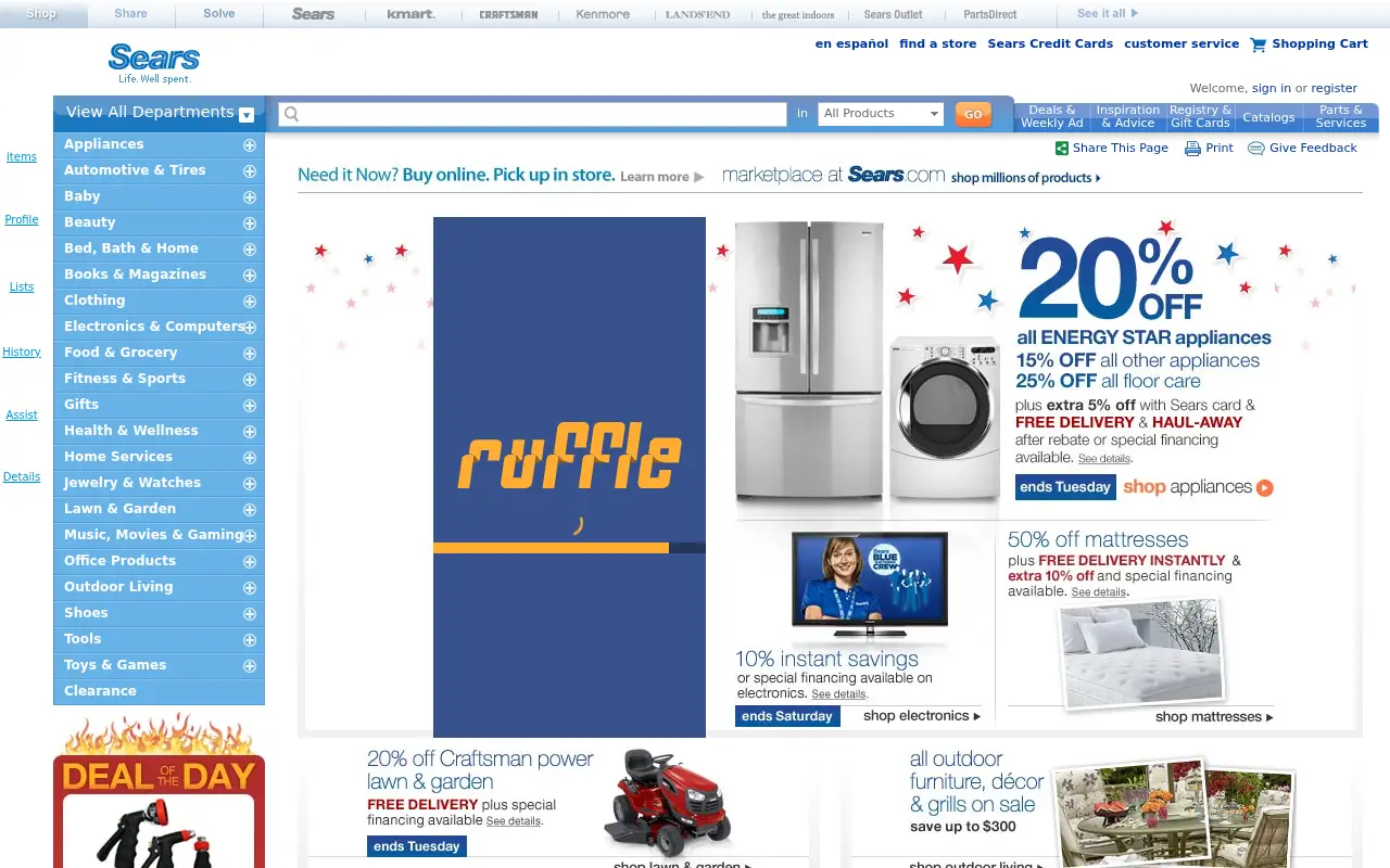 sears.com in 2010