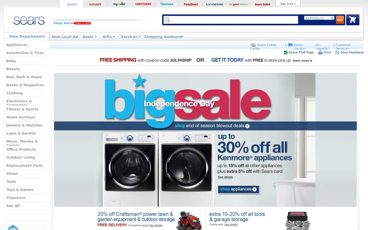 sears.com in 2011