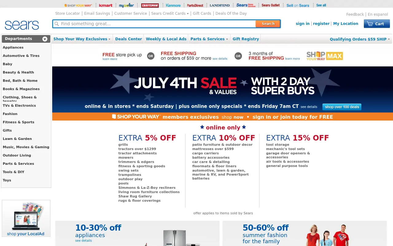 sears.com in 2013