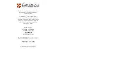 cambridge.org in 2000