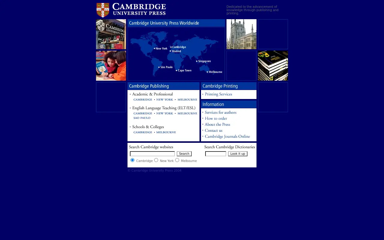 cambridge.org in 2004
