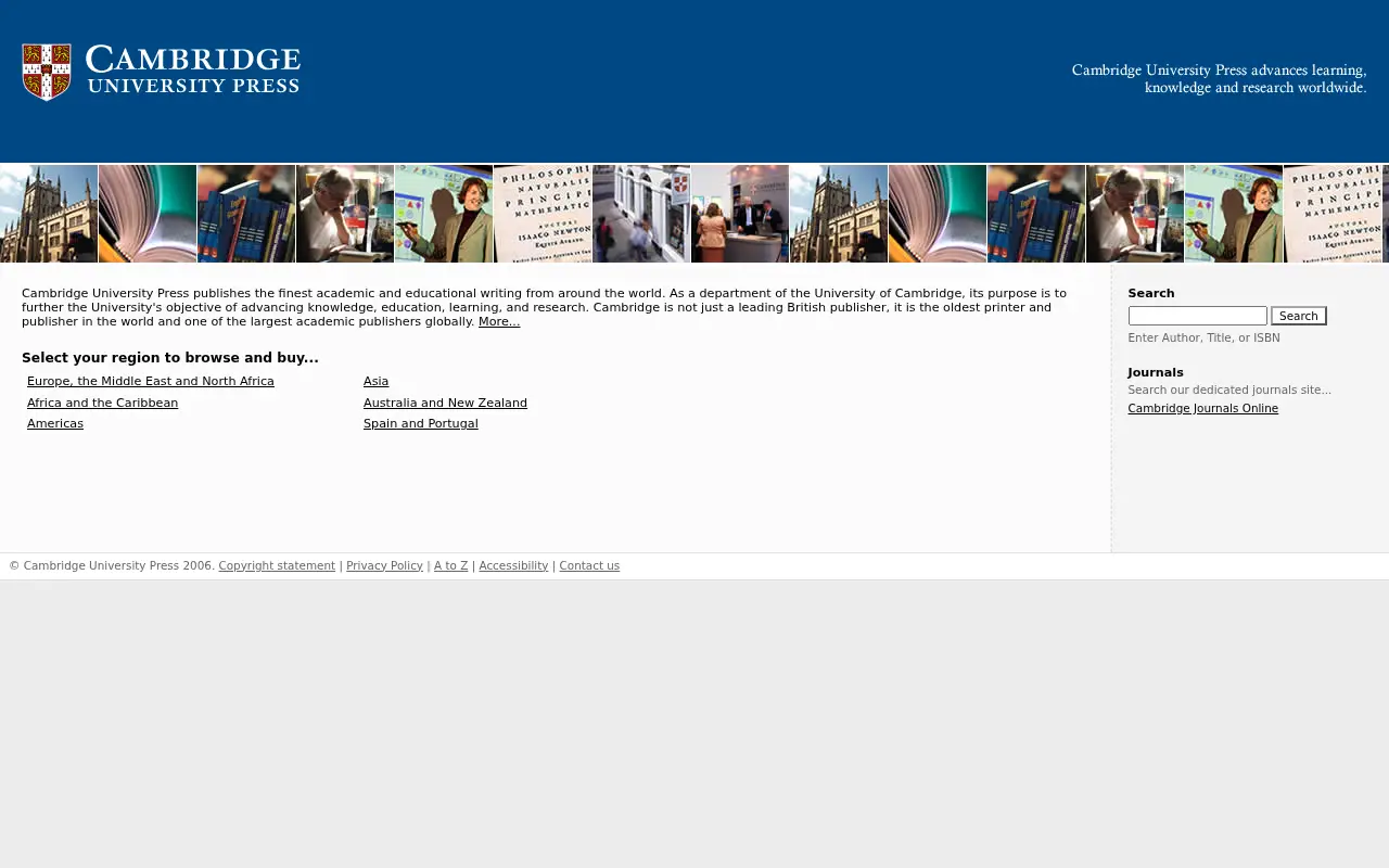 cambridge.org in 2007