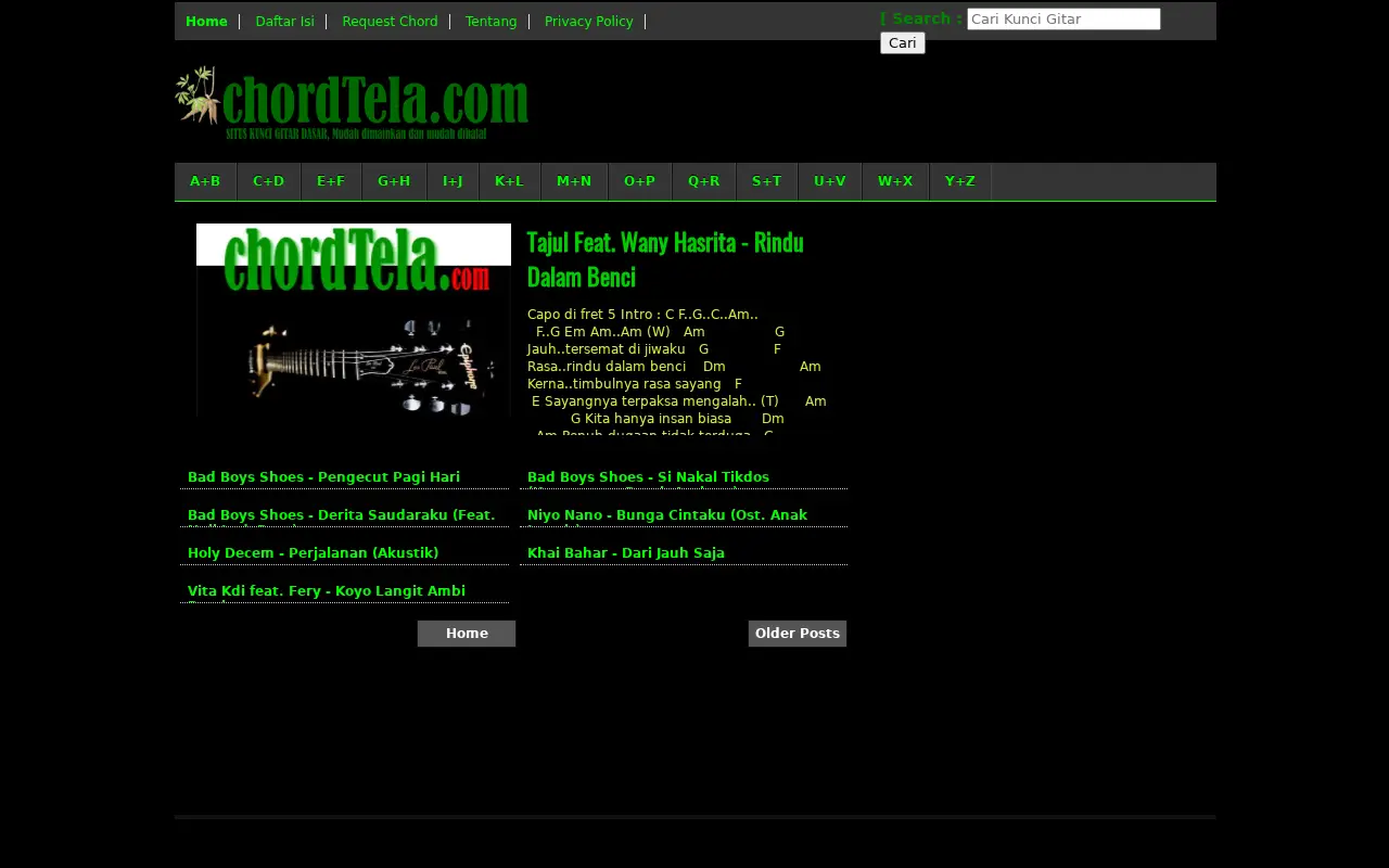 chordtela.com in 2017