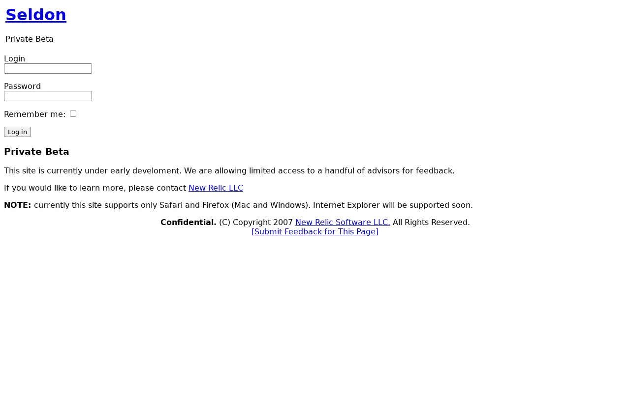 newrelic.com in 2007