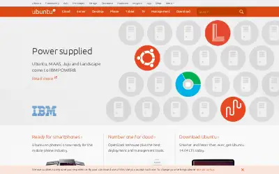 ubuntu.com in 2014