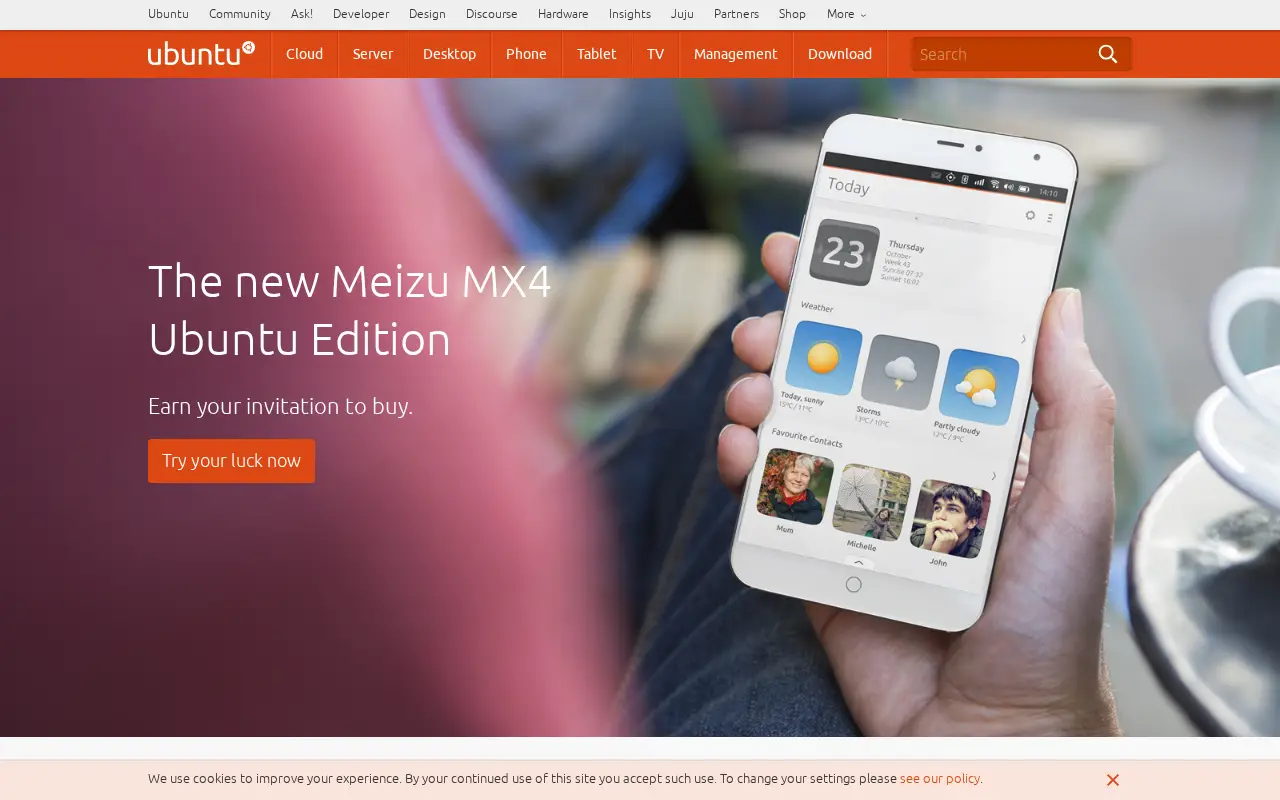ubuntu.com in 2015