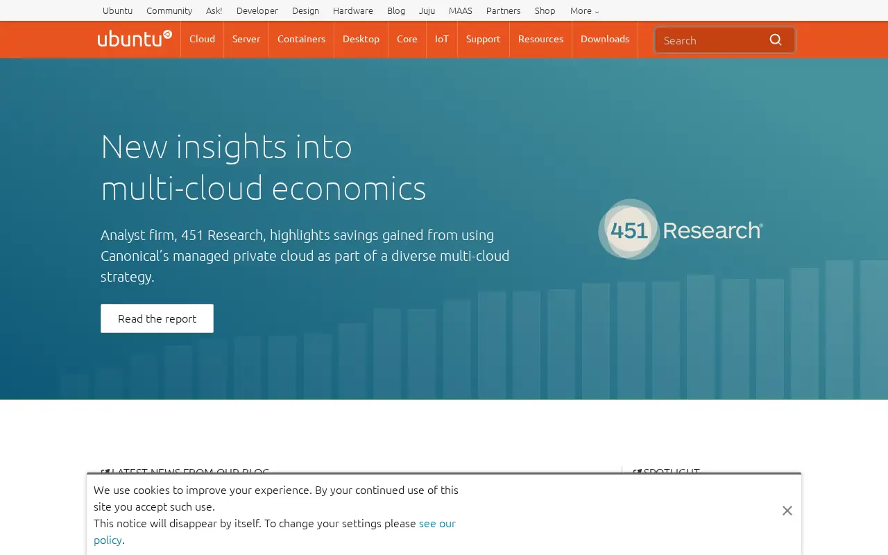 ubuntu.com in 2018