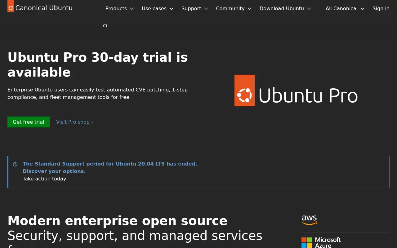 ubuntu.com in 2025