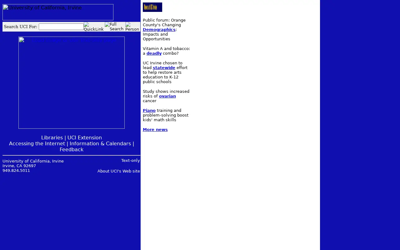 uci.edu in 1999